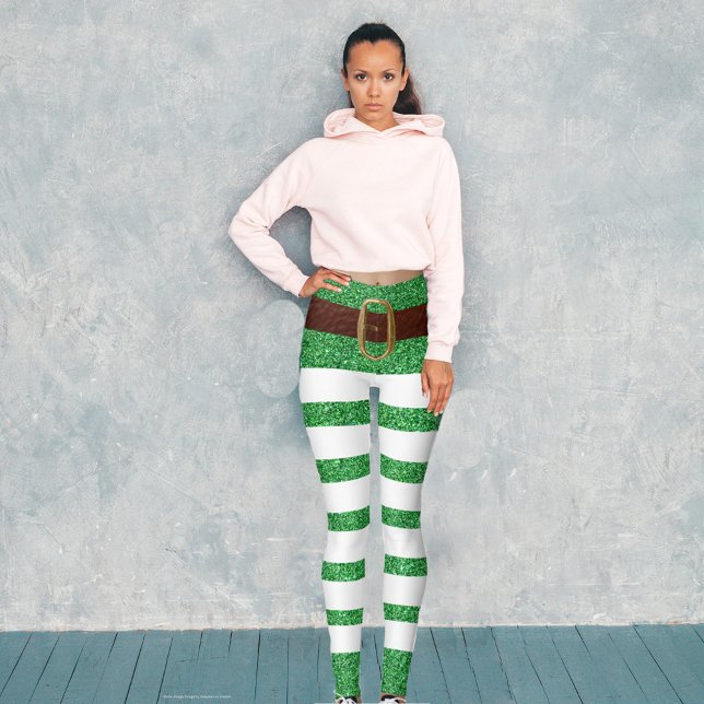 Lucky Green Leprechaun St. Patrick's Day Leggings (Creator Uploaded)