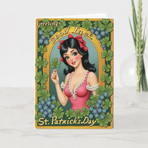 Lucky Greetings St Patricks Day Card