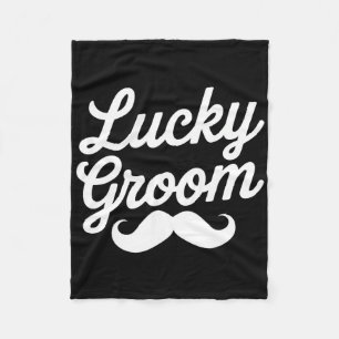 Lucky Groom St. Patrick's Day For Couple Husband  Fleece Blanket