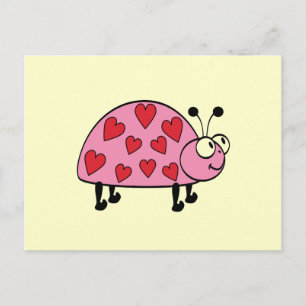 Lucky Heart Bug Tshirts and Gifts Postcard