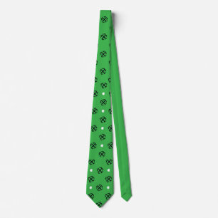 Lucky Hearts Shamrock Necktie