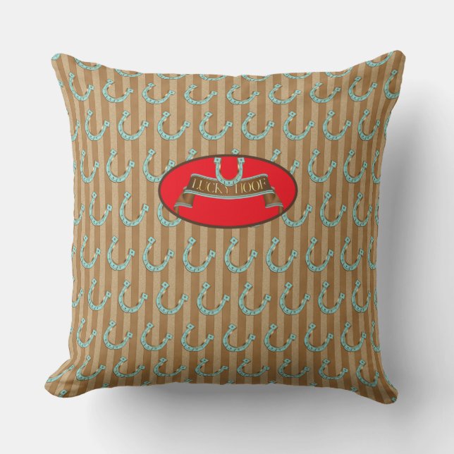 Lucky Hoof - Pillow (Front)