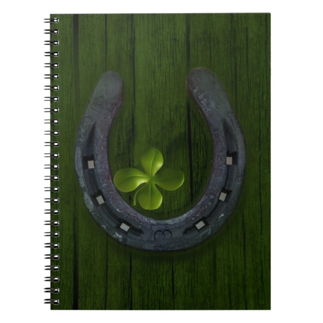 lucky horeshoe spiral notebook (Front)