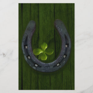 lucky horeshoe stationery