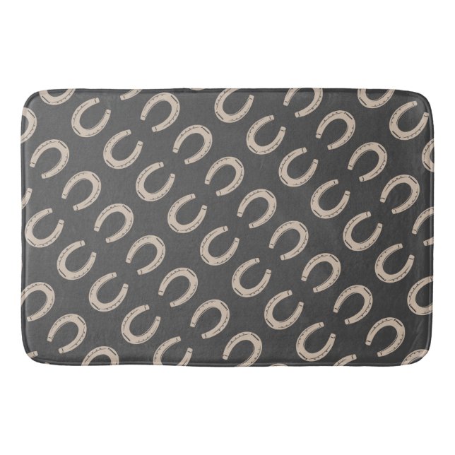 Lucky Horse Shoe Bath Mat (Front)