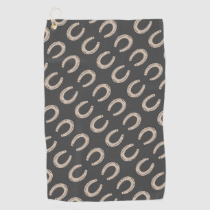 Lucky Horse Shoe Golf Towel