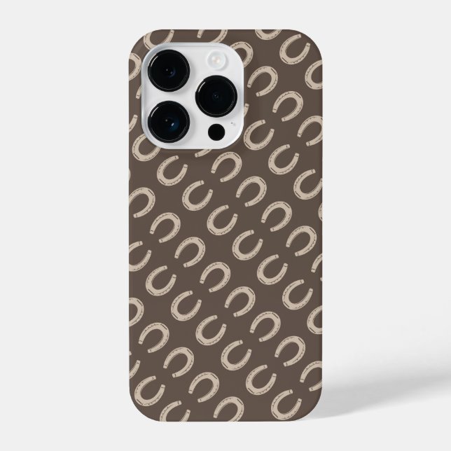 Lucky Horse Shoes Equestrian  iPhone Case (Back)