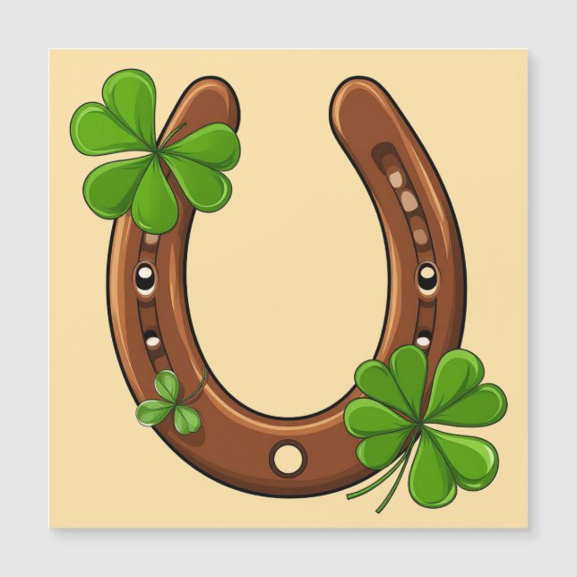 🍀 Lucky Horseshoe Gift For St. Patrick’s Day Card (Front)