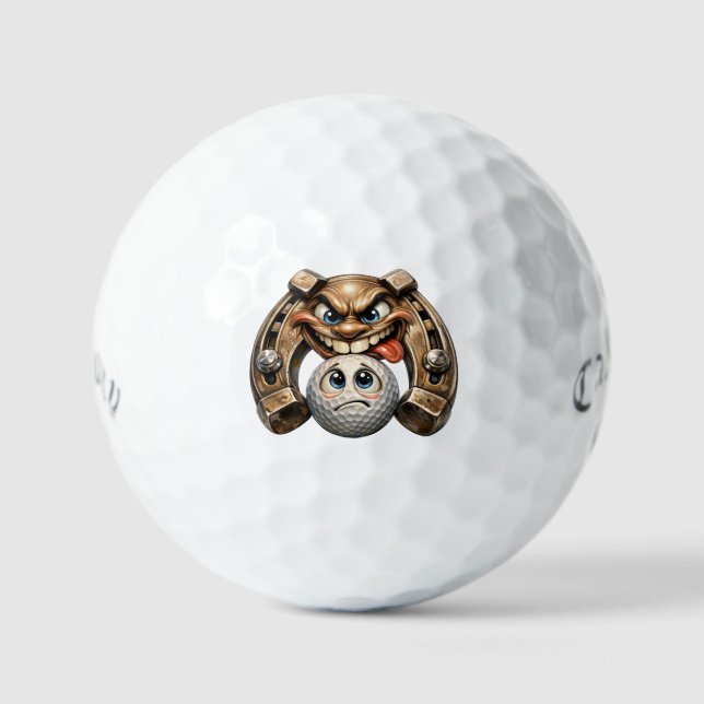 Lucky Horseshoe Supersoft Golf Balls (Front)