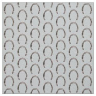 Lucky Horseshoes Fabric