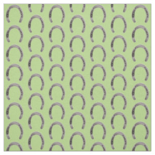Lucky Horseshoes Fabric
