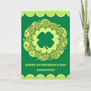 Lucky Hugs St. Patrick’s Day Greeting Card