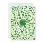 Lucky in Love 4 Leaf Clover Bridal Shower  Invitat