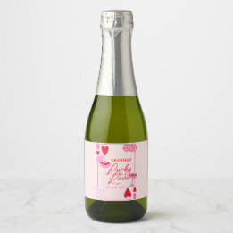 Lucky in Love, Bridal Shower, Lucky,  Sparkling Wine Label