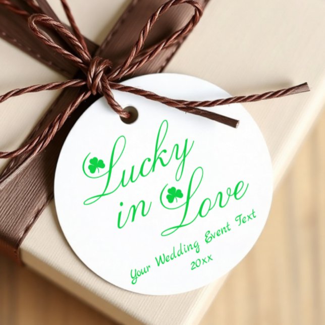 Lucky In Love Favour Tags (Creator Uploaded)