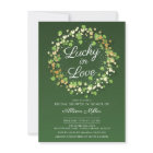 Lucky in Love Golden Shamrocks Bridal Shower
