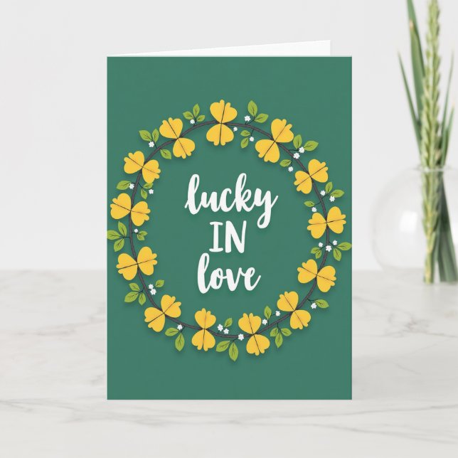 Lucky In Love Graphic Art Card (Front)