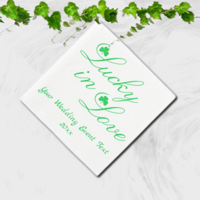 Lucky In Love Napkin (Creator Uploaded)