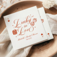 Lucky In Love Playing Card Casino Bridal Shower