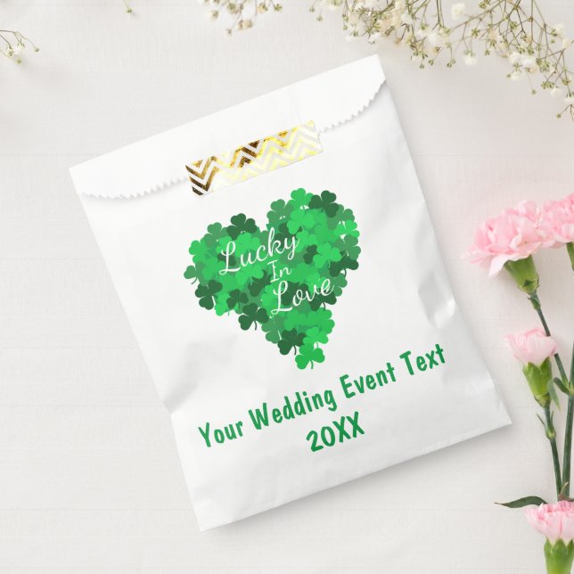 Lucky In Love Wedding Event Favour Bags (Sealed)