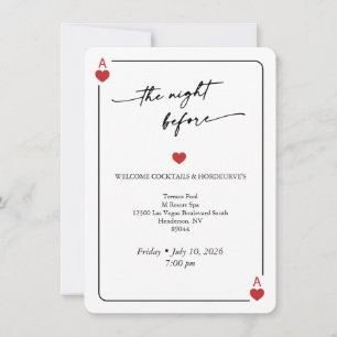 Lucky in Love Wedding Night Before Card