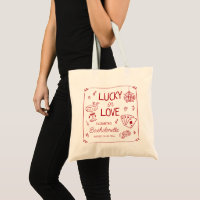 Lucky In Love Whimsical Hand Drawn Bachelorette