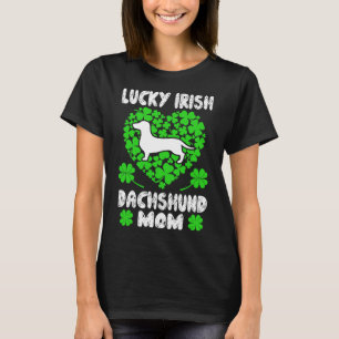 Lucky Irish Dachshund Mum St. Patrick's Day Gift T-Shirt