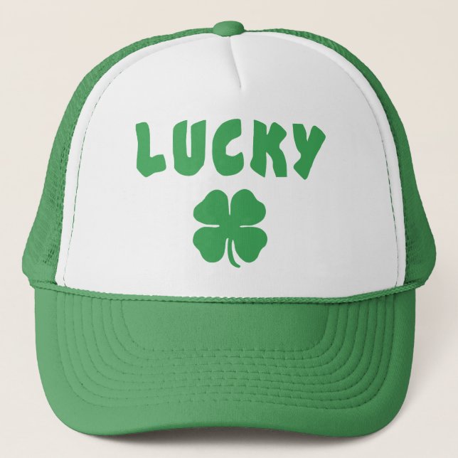 Lucky Irish Gift Trucker Hat (Front)