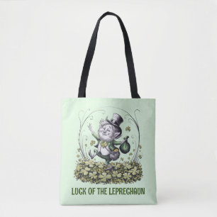Lucky Irish Leprechaun Tote Bag