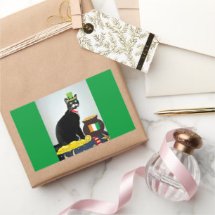Lucky Irish Lucy Rectangular Sticker