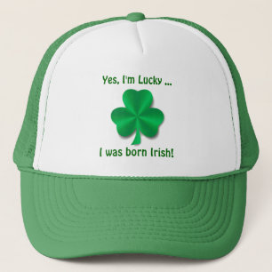 Lucky Irish Shamrock Baseball Cap