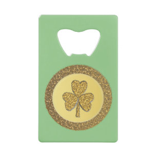 Lucky Irish Shamrock Gold Coin Custom