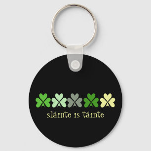 Lucky Irish Shamrock Key Ring
