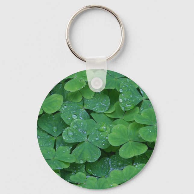 Lucky Irish Shamrocks Key Ring (Front)