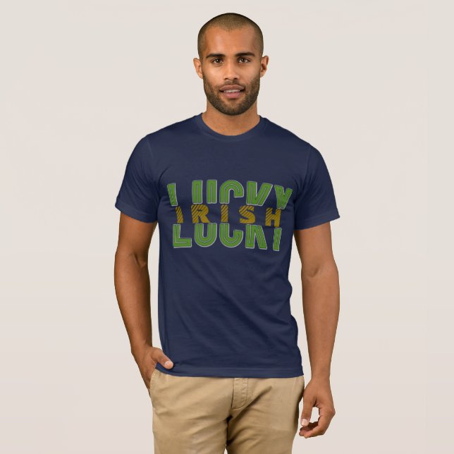Lucky Irish St Patricks Day T-Shirt (Front Full)