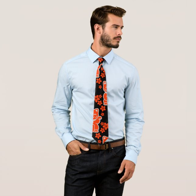 Lucky Japanese Maneki-neko Tie (In Situ)