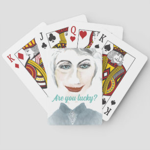 Lucky Lady Luck Fun and Laughs Playing Cards