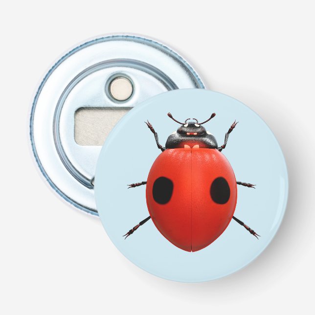 Lucky Ladybug Bottle Opener (Front)