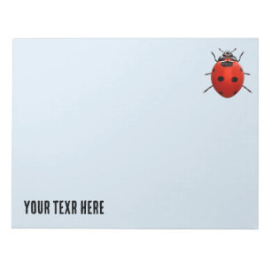 Lucky Ladybug Notepad