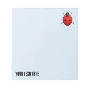 Lucky Ladybug Notepad