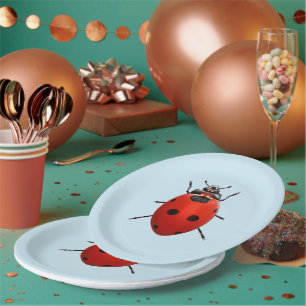 Lucky Ladybug Paper Plate