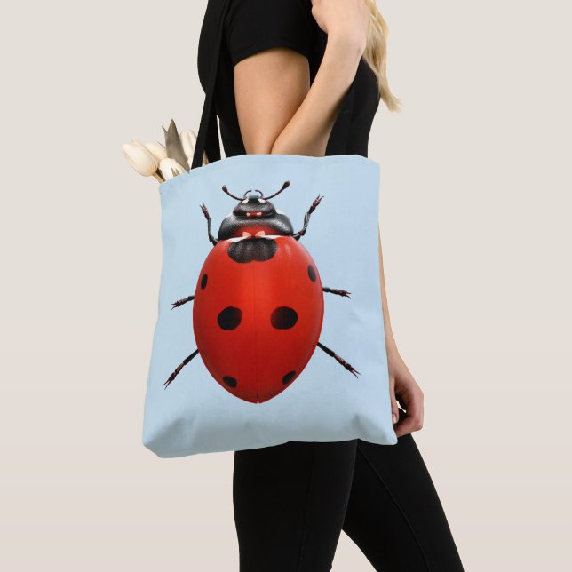 Lucky Ladybug Tote Bag (Close Up)