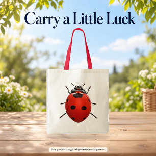 Lucky Ladybug Tote Bag
