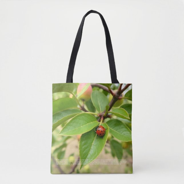 Lucky Ladybug Tote Bag (Front)
