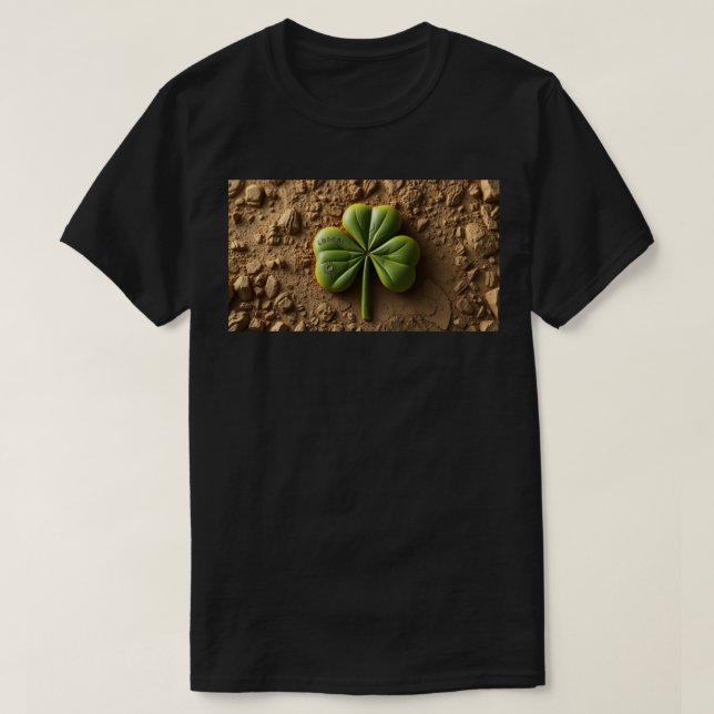 Lucky Leaf Clover T-Shirt (Design Front)