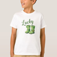 Lucky Leprechaun Boots Watercolor Patrick's Day