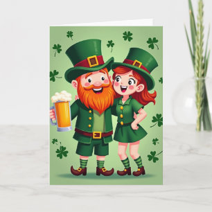 Lucky Leprechaun Celebration Card