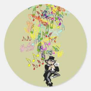 Lucky Leprechaun Classic Round Sticker