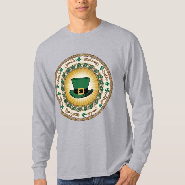 Lucky Leprechaun Hat – St. Patrick’s Day T-Shirt (Front)