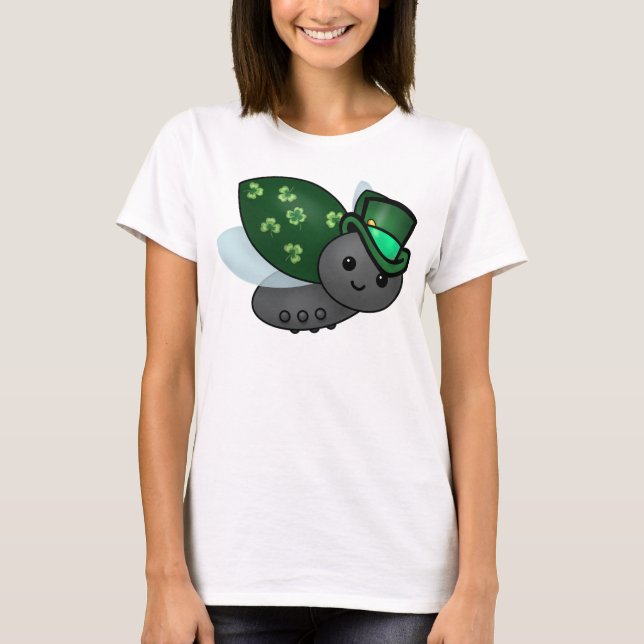 Lucky Leprechaun Ladybug T-Shirt (Front)